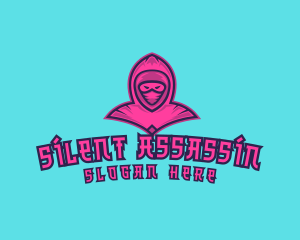 Ninja Warrior Assassin logo design