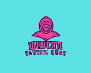 Streamer - Ninja Warrior Assassin logo design