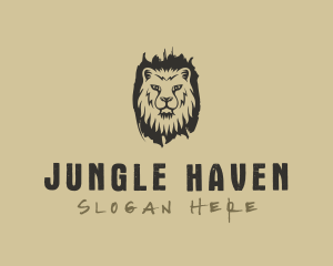 Lion Wild Jungle logo design