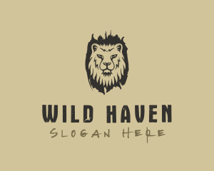 Lion Wild Jungle logo design