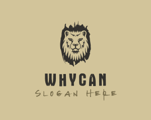 Head - Lion Wild Jungle logo design