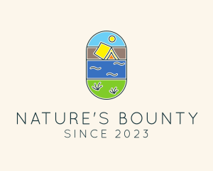 Nature Summer Tent logo design