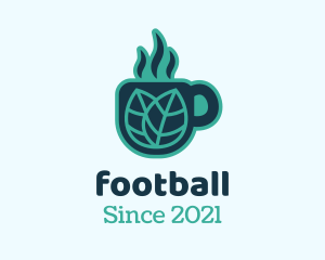 Organic - Hot Tea Cup logo design