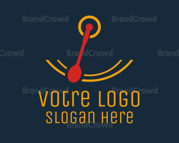 Pendulum Spoon Swinging Logo