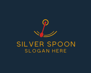 Pendulum Spoon Swing logo design