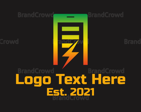 Mobile Phone Charger Logo