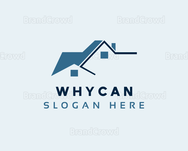 Home Renovation Roof Logo