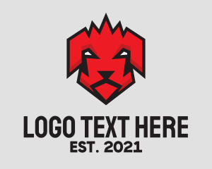 Red - Red Evil Dog logo design