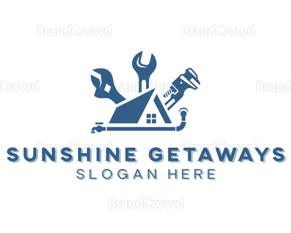 Plumbing Handyman Repair Logo