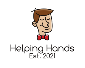 Servant - Boy Bow Tie Apparel logo design