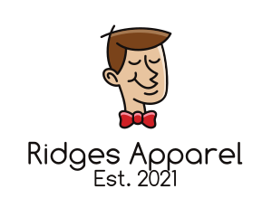 Boy Bow Tie Apparel logo design