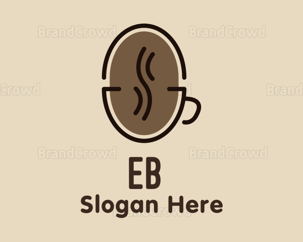 Coffee Bean Cup Logo