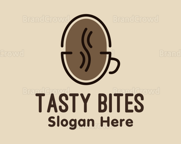 Coffee Bean Cup Logo