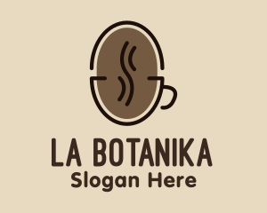 Coffee Bean Cup Logo