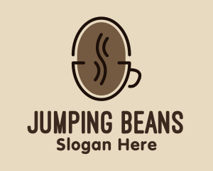 Coffee Bean Cup logo design