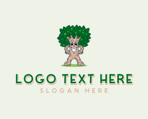 Gardening - Environmental Tree Planting logo design