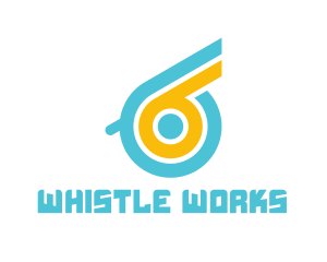 Whistle - Whistle Number 6 Coach logo design