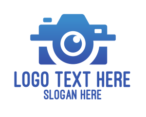 Blue Drone - Blue Photography Photographer logo design