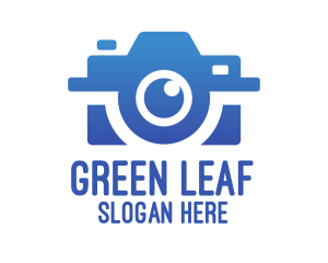 Camera - Blue Photography Photographer logo design