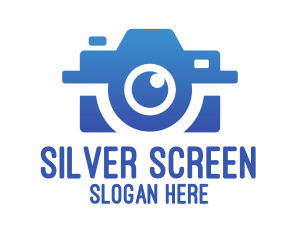 Mobile Application - Blue Photography Photographer logo design