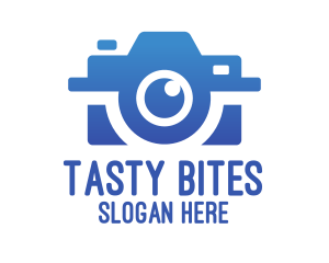 Icon - Blue Photography Photographer logo design