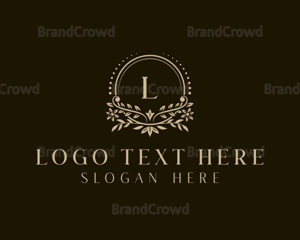 Stylish Floral Garden Logo