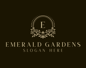 Stylish Floral Garden logo design