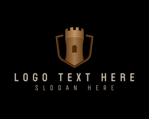 Kingdom - Tower Shield Security logo design