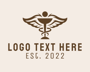 Cure - Medical Pharmacy Goblet logo design
