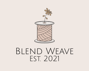 Interweave - Flower Tailoring Thread logo design