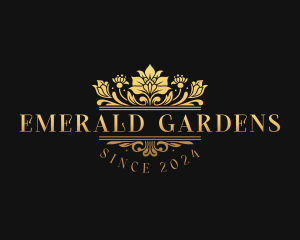 Luxury Floral Garden logo design