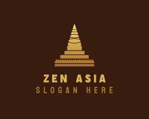 Asia - Asia Temple Landmark logo design