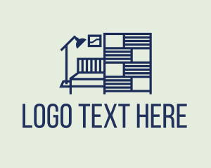 Upholstery - Minimalist Room Fixture logo design
