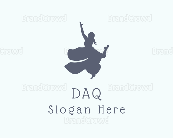 Ballet Dance Studio Performer Logo