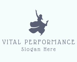 Performance - Ballet Dance Studio Performer logo design