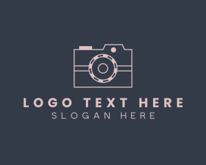 Content Creator - Studio Camera Lens logo design