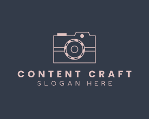 Studio Camera Lens logo design