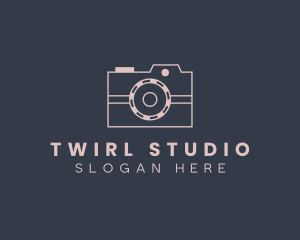 Studio Camera Lens logo design