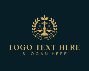 Paralegal - Crown Law Judiciary logo design