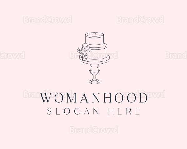 Wedding Cake Bakery Logo