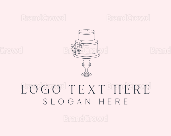 Wedding Cake Bakery Logo