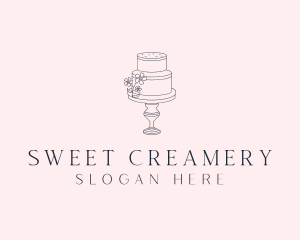 Wedding Cake Bakery logo design