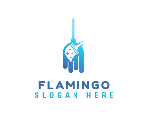 Mop - Mop & Squeegee Cleaner logo design