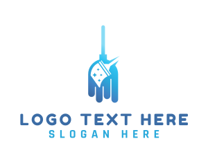 Squeegee - Mop & Squeegee Cleaner logo design