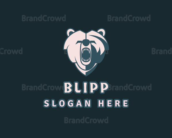 Grizzly Bear Growl Logo