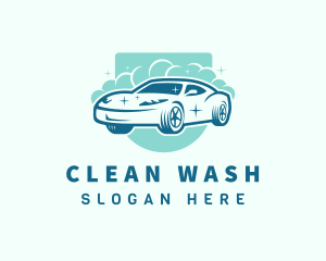 Clean Automotive Wash logo design