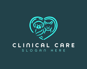 Dog Cat Vet logo design