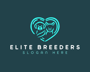 Dog Cat Vet logo design