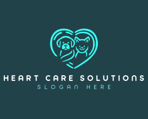 Dog Cat Vet logo design