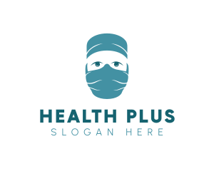 Health Doctor Face Mask logo design